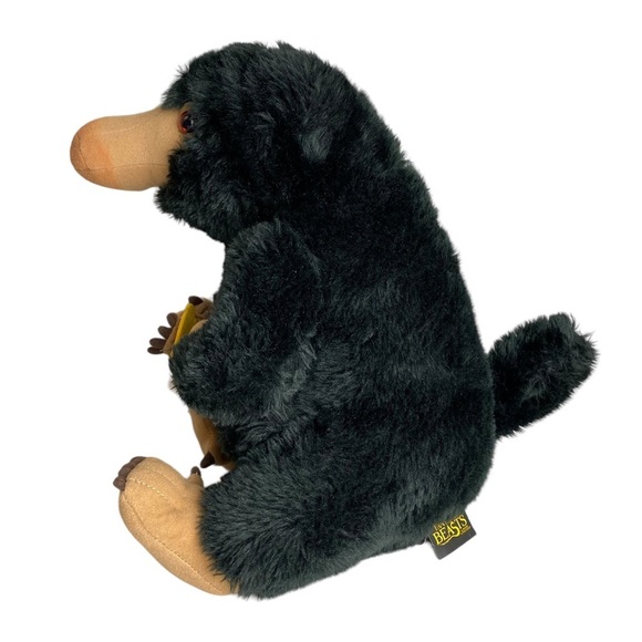 Fantastic Beasts Niffler Harry Potter Stuffed Animal Black Plush Warner Brothers - Picture 4 of 13